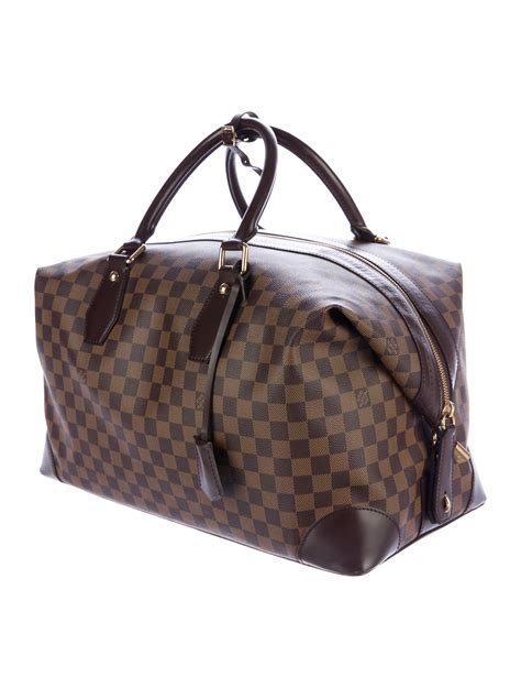 louis vuitton damier duffle replica|Louis Vuitton monogram duffle bag.